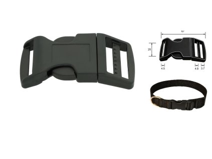 side release buckle 204 l