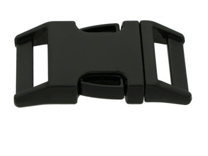 metal side release buckle contoured black 5431 l