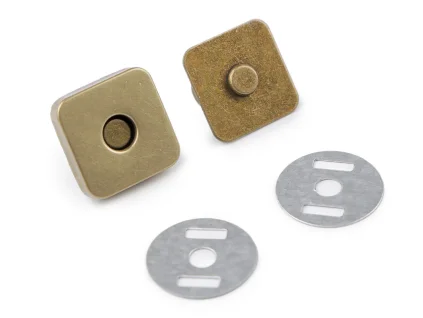 Magnetické zapínanie 18x18 mm štvorec