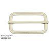sliding bar buckle nickel plated 2654 l